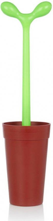 Alessi Merdolino toiletborstel met houder