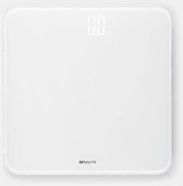 Brabantia Renew Digitale Personenweegschaal Wit op Batterijen
