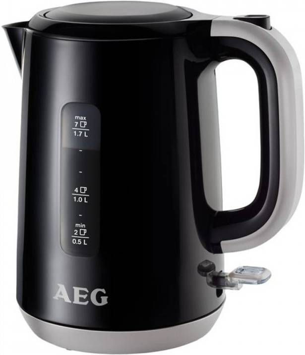 AEG Waterkoker EWA 3300 Zwart/Zilverkleur