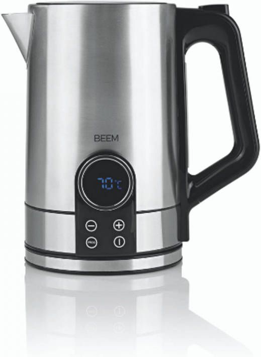 BEEM Waterkoker Tea Switch Zilverkleur Zwart