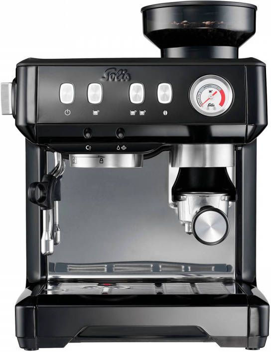 Solis Grind & Infuse Compact 1018 Koffiemachine Met Bonen Zwart