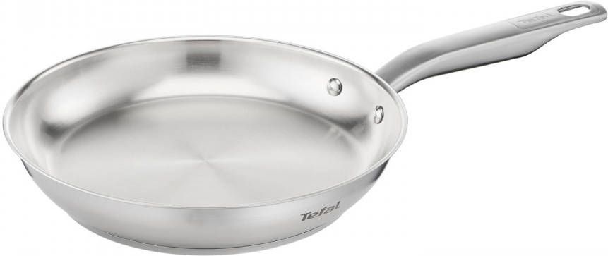Tefal E49206 Koekenpan 28 cm(zonder coating)Pan Zilver