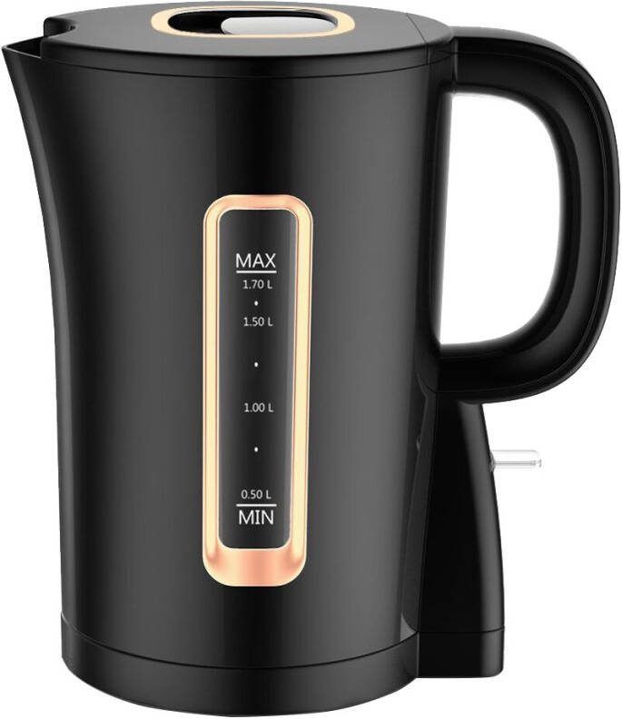 Emerio Waterkoker WK 125130, 1, 7 l Zwart/Roze