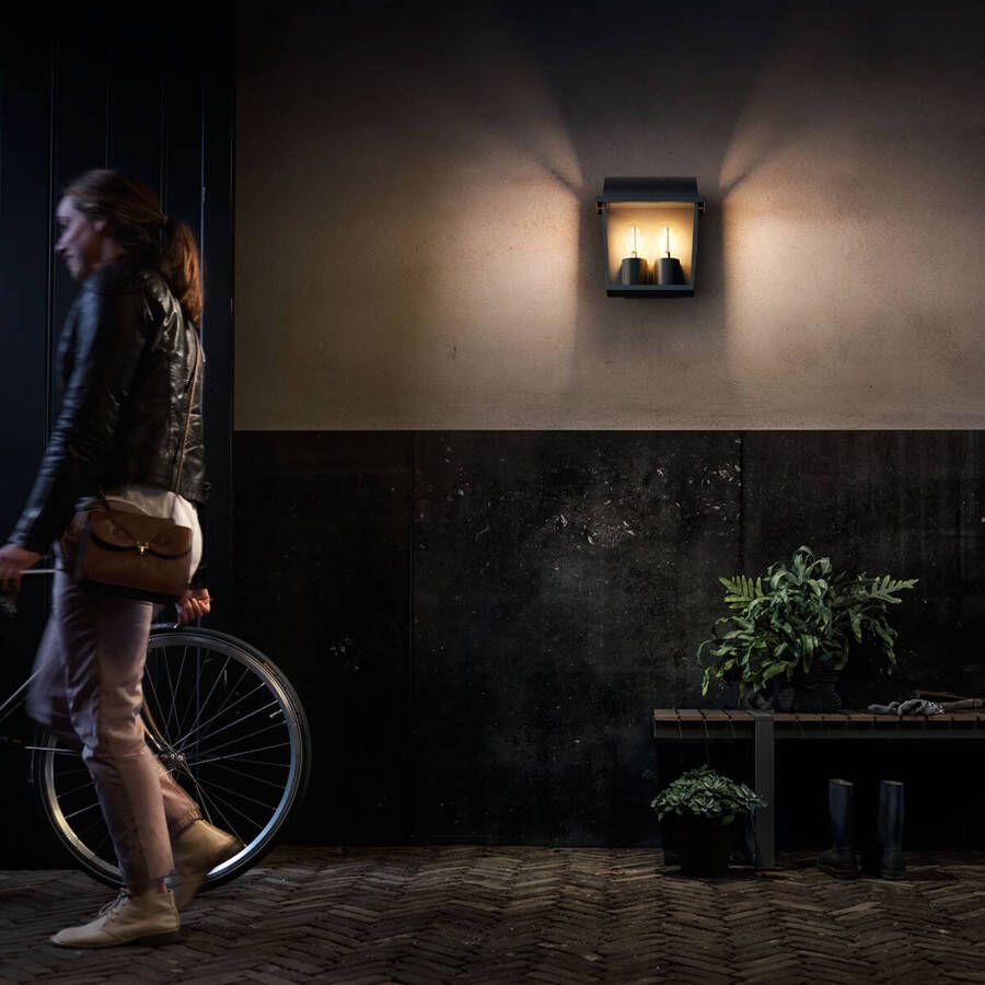 Philips myGarden Wandlamp Harvest 2x42 W zwart 1723530PN