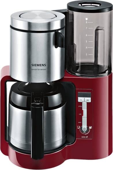 SIEMENS Filterkoffieapparaat Sensor for Senses TC86504, 1, 15 l, Waterreservoir met handgreep