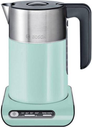 Bosch TWK8612P Styline Waterkoker Aquablauw