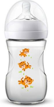 Philips AVENT Babyfles Natural fles SCF070/20 design tijger Antikrampjessysteem