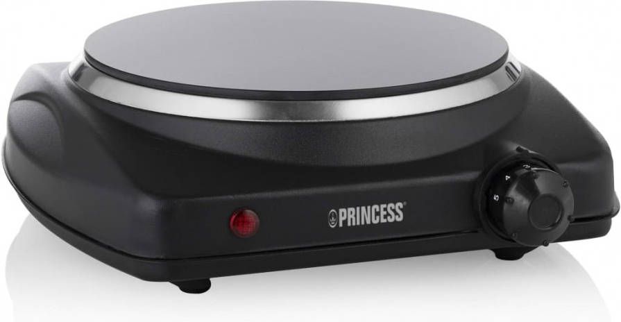 Princess 303020 Keramische Kookplaat Diameter 19 Cm Met Instelbare Thermostaat