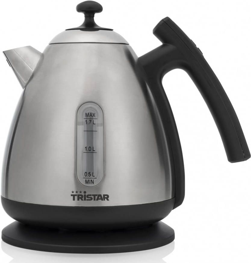 Tristar Waterkoker digitaal WK 3403 2200 W zilverkleurig en zwart