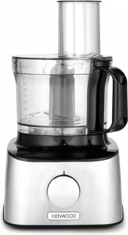 Kenwood compacte keukenmachine FDM301SS Zwart::Zilverkleur